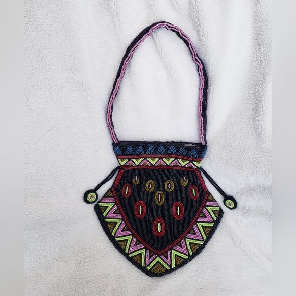 unbranded Handbags - Bohemian Western Beaded Geometric Purse Handbag